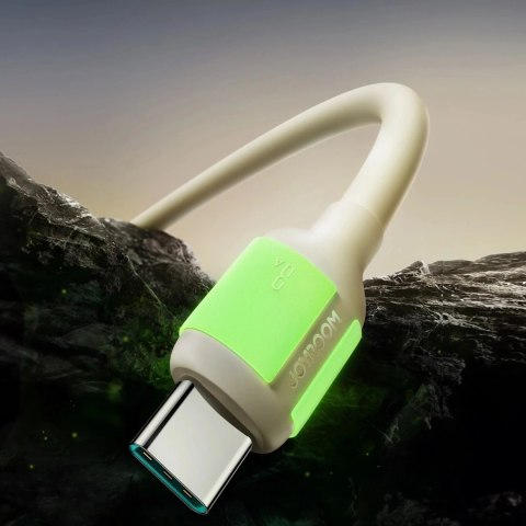 Kabel Joyroom S-A53 3A USB-A - USB-C 1,2m Beżowy Fluorescencyjny