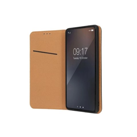 Kabura Smart Pro Book do Samsung S25 Edge Skórzana Czarna