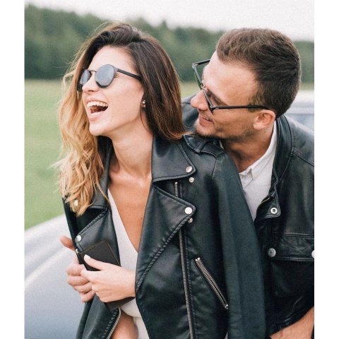 Kabura Smart Pro Book do Samsung S25 Edge Skórzana Czarna