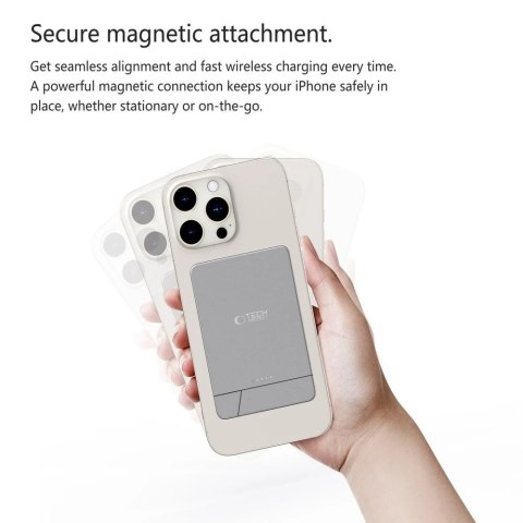 Powerbank MagSafe Tech-Protect PB14 5000mAh Pop-up Space Grey