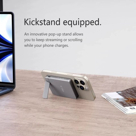 Powerbank MagSafe Tech-Protect PB14 5000mAh Pop-up Space Grey