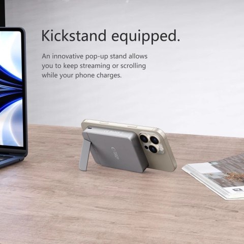 Powerbank MagSafe Tech-Protect PB15 10000mAh Pop-up Space Grey