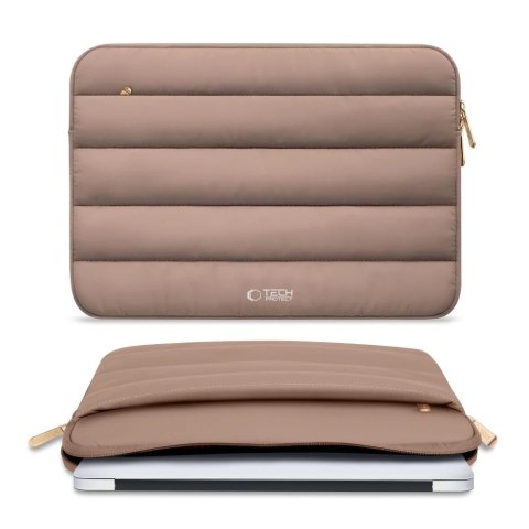 Etui Ochronne Tech-Protect Fluffy do Laptopa 13-14" Walnut