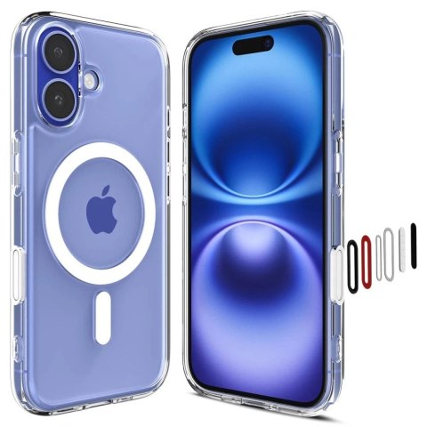 Etui Spigen Ultra Hybrid „T" Mag MagSafe do iPhone 16 White