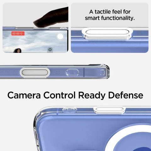 Etui Spigen Ultra Hybrid „T" Mag MagSafe do iPhone 16 White