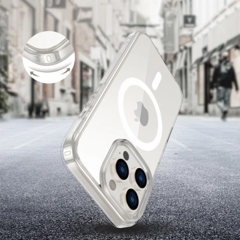 Etui Tech-Protect Flexair Hybrid MagSafe iPhone 16 Pro Clear