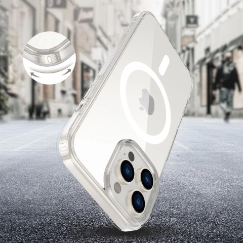 Etui Tech-Protect Flexair Hybrid MagSafe iPhone 16 Pro Max Clear