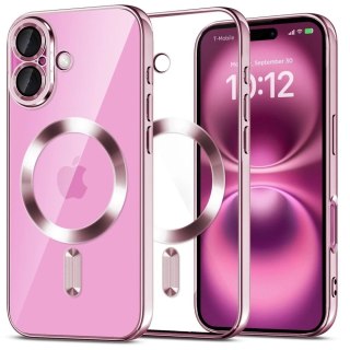 Etui Tech-Protect MagFlex MagSafe iPhone 16 Shiny Rose