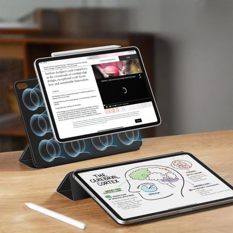 Etui Tech-Protect SmartCase Magnetic do iPad Air 13" 2024-2025 Black