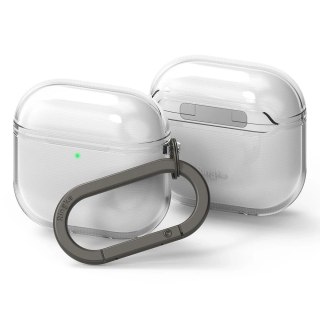 Etui do Apple AirPods 4 Ringke Air Clear + Karabińczyk