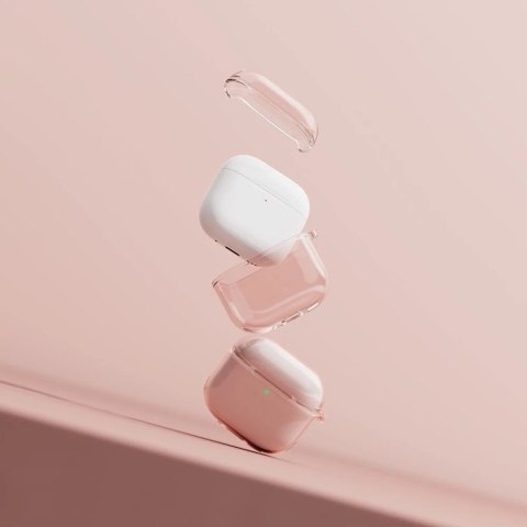 Etui do Apple AirPods 4 Ringke Air Clear + Karabińczyk