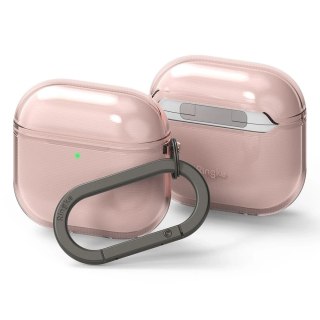 Etui do Apple AirPods 4 Ringke Air Pink + Karabińczyk