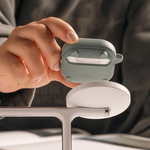 Etui do Apple AirPods 4 Ringke Onyx MagSafe Constant Coral + Karabińczyk