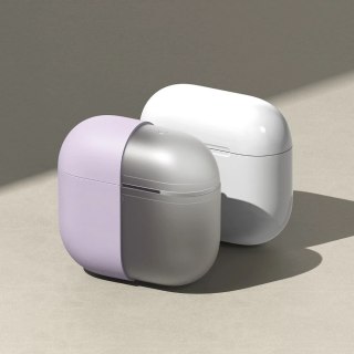 Etui do Apple AirPods 4 Ringke Silicone Pink Sand + Karabińczyk