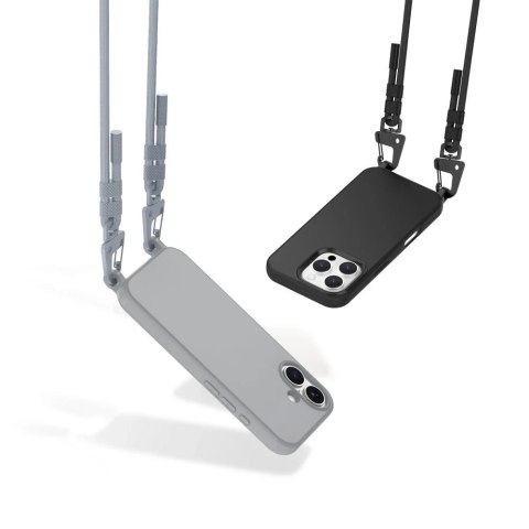 Etui do iPhone 16 Pro Max Tech-Protect Magnecklace MagSafe Grey