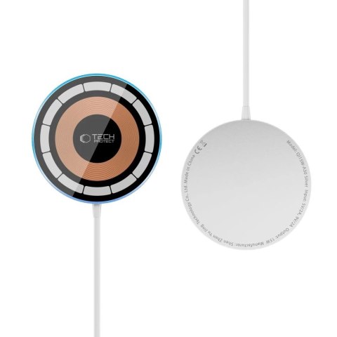 Ładowarka MagSafe Tech-Protect QI15W-A30 Srebrna 15W