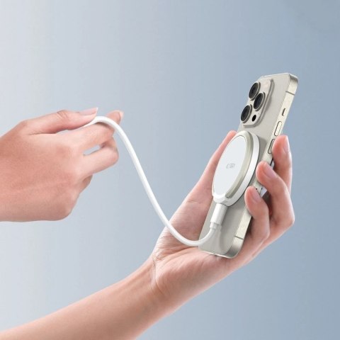 Ładowarka MagSafe Tech-Protect QI15W-A33 Biała 15W Stojak