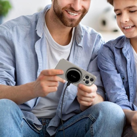 Ładowarka MagSafe Tech-Protect QI15W-A33 Czarna 15W Stojak