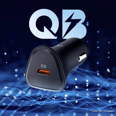 Ładowarka Samochodowa Spigen EV301 30W USB-A Quantum Boost Czarna