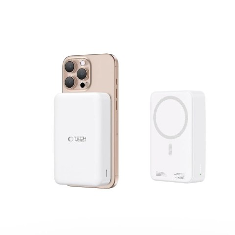 Powerbank Tech-Protect PB12 LifeMag 20000mAh MagSafe White 15W