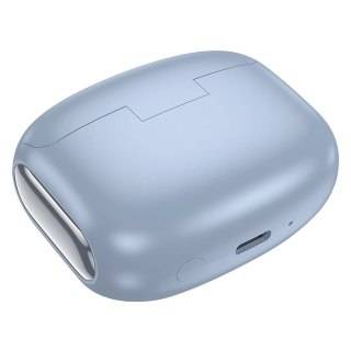 Słuchawki TWS Hoco EQ21 ANC ENC Bluetooth 5.4 LED Niebieskie