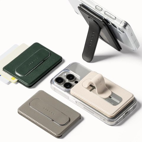 Uchwyt MagSafe na Karty Ringke Wallet Slide Grip Black Uniwersalny