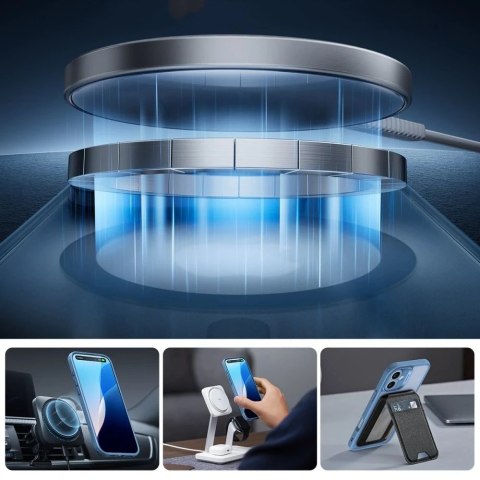 Etui ESR Classic Pro Set MagSafe iPhone 16 Niebieski Frosted