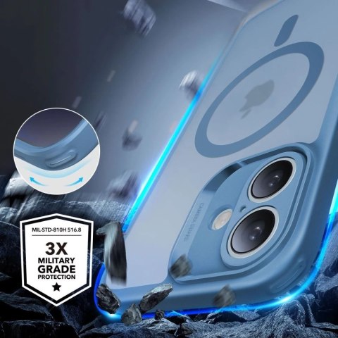 Etui ESR Classic Pro Set MagSafe iPhone 16 Niebieski Frosted