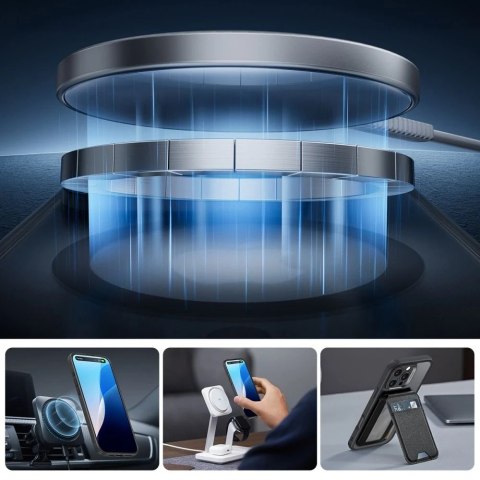 Etui ESR Classic Pro Set MagSafe iPhone 16 Pro Max Czarny Frosted