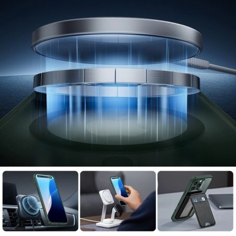 Etui ESR Classic Pro Set MagSafe iPhone 16 Pro Zielone