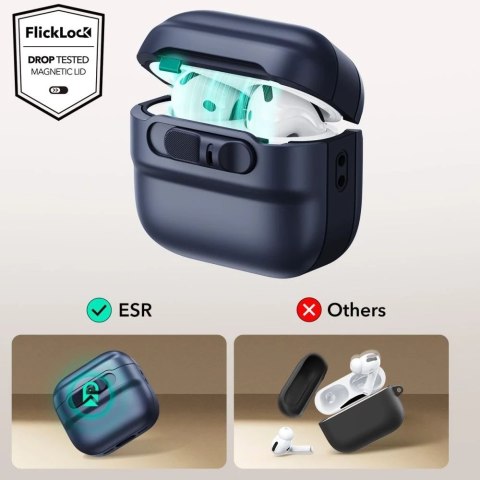 Etui ESR Pulse HaloLock MagSafe do AirPods 4 Niebieskie