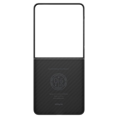 Etui Galaxy Z Flip 7 Spigen AirSkin Aramid Black Smukłe
