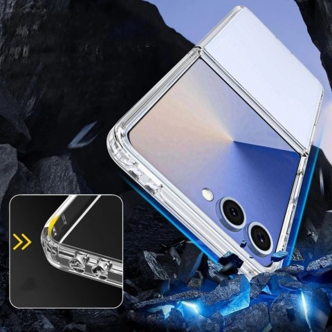 Etui Galaxy Z Flip 7 Tech-Protect Flexair Hybrid Clear Przezroczyste