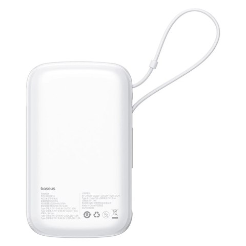 Powerbank Baseus Qpow Pro+ 10000mAh USB-C 22.5W Biały