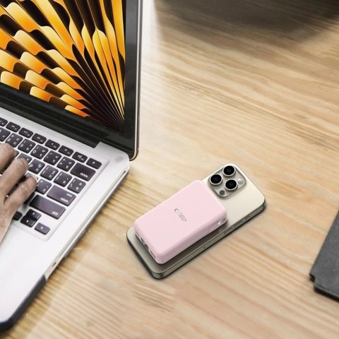Powerbank MagSafe 10000mAh Tech-Protect PB31 LifeMag Różowy