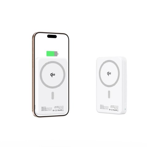 Powerbank Tech-Protect PB24 LifeMag Qi2 MagSafe 10000mAh Biały