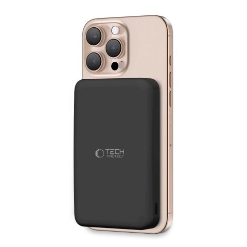 Powerbank Tech-Protect PB24 LifeMag Qi2 MagSafe 10000mAh Czarny