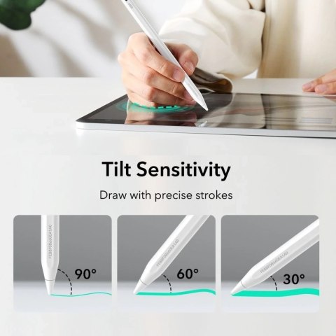 Rysik ESR Geo Digital Stylus do iPad z Apple Find My Biały