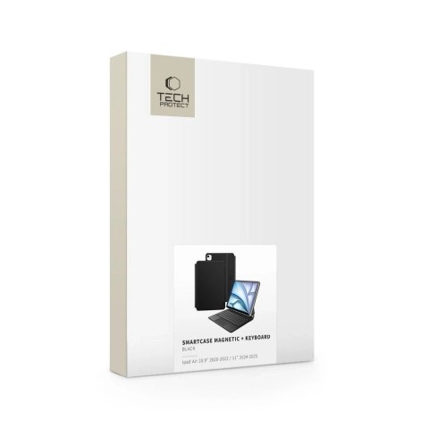 TECH-PROTECT SMARTCASE MAGNETIC + KEYBOARD IPAD AIR 10.9" 4 / 5 / 2020-2022 / 11" 6 / 7 / 2024-2025 BLACK