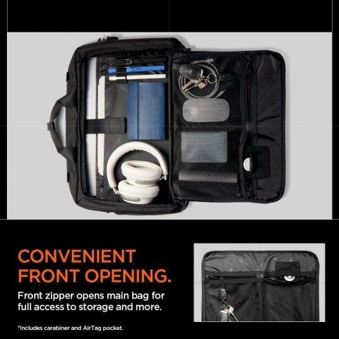 Torba Spigen KD300 Klasden Laptop 16" Czarna z paskiem