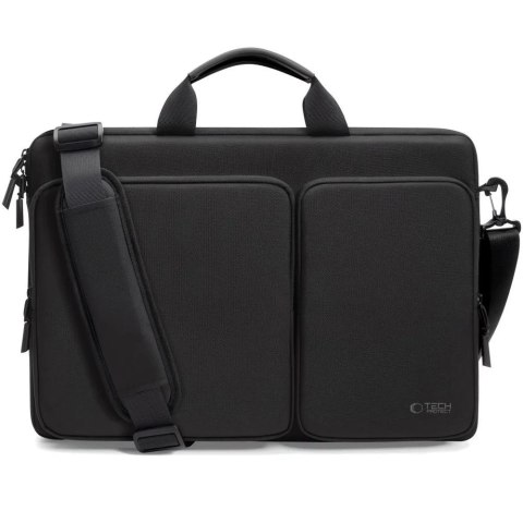 Torba Tech-Protect Defender Bag Laptop 17" Black z paskiem