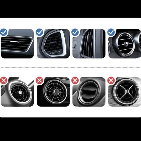 Uchwyt Magnetyczny do Kratki Wentylacyjnej USAMS US-ZJ075 Czarny