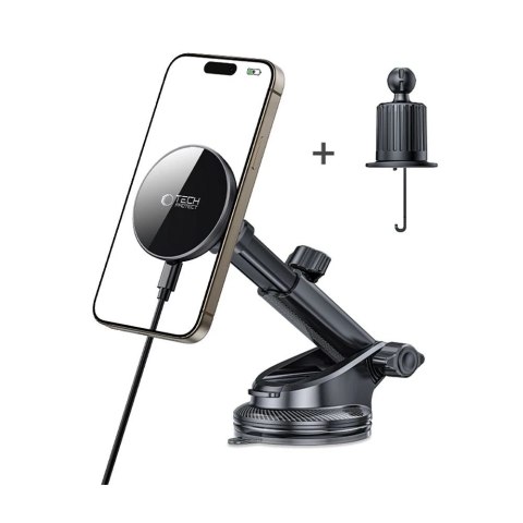 Uchwyt Samochodowy MagSafe Tech-Protect MM15W-V10 15W Czarny