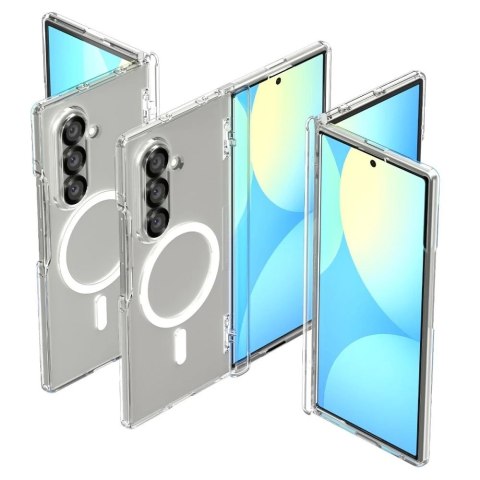 Etui Spigen Ultra Hybrid Pro MagSafe Galaxy Z Fold 7 Clear/White