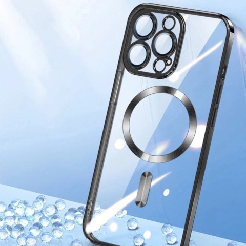 Etui Wozinsky Electroplated MagSafe do Samsung Galaxy S24 FE Srebrne