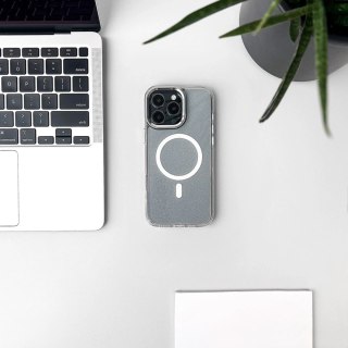 Etui Wozinsky Glitter MagSafe do Samsung Galaxy S24 FE Brokatowe