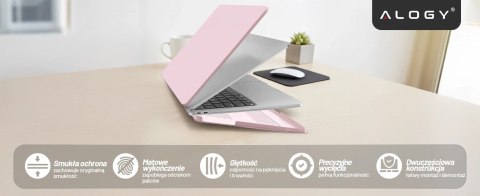 Etui do Apple MacBook Air 13 / 13.3" 2018-2021 (M1 A2337/A2179/A1932) - elastyczna, matowa obudowa ochronna, lekka i odporna - A