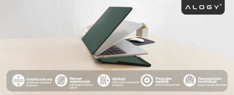 Etui do Apple MacBook Air 13 / 13.3" 2018-2021 (M1 A2337/A2179/A1932) - elastyczna, matowa obudowa ochronna, lekka i odporna - A
