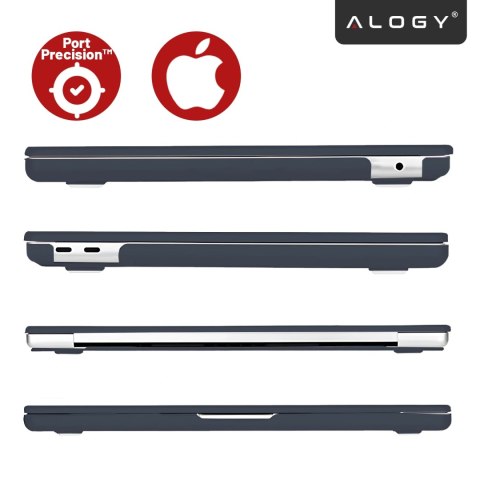 Etui do Apple MacBook Air 13 / 13.3" 2018-2021 (M1 A2337/A2179/A1932) - elastyczna, matowa obudowa ochronna, lekka i odporna - A