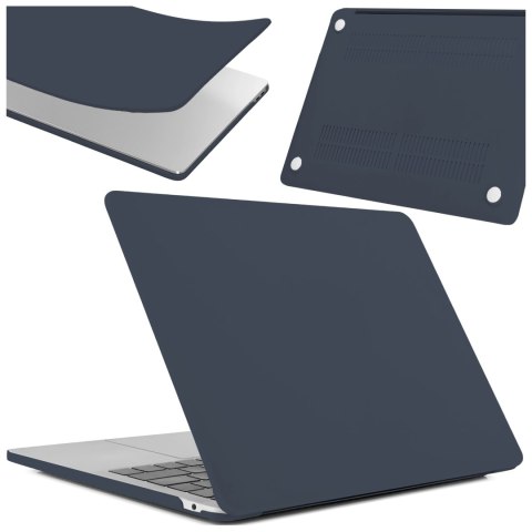 Etui do Apple MacBook Air 13 / 13.3" 2018-2021 (M1 A2337/A2179/A1932) - elastyczna, matowa obudowa ochronna, lekka i odporna - A